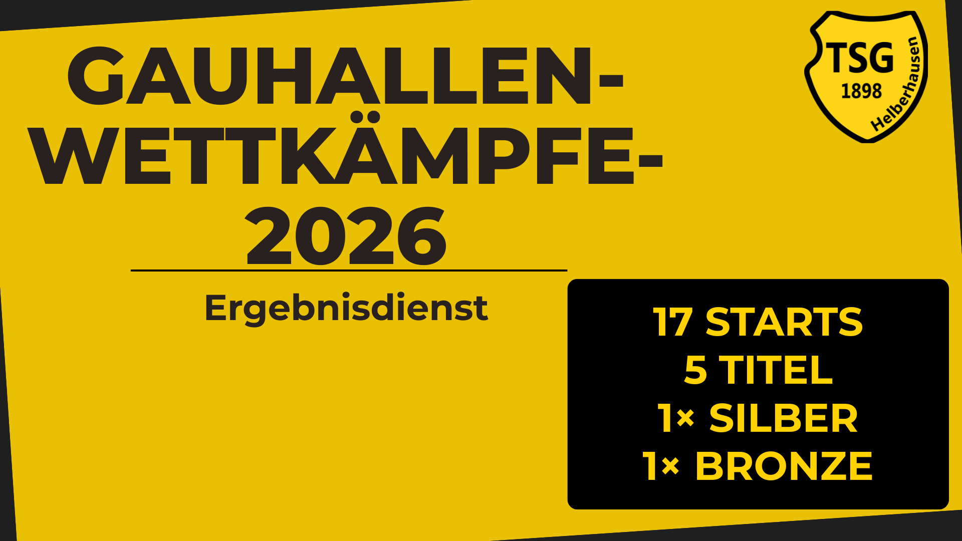 Volle Halle, starke Leistungen – Gauhallen-Wettkämpfe 2026